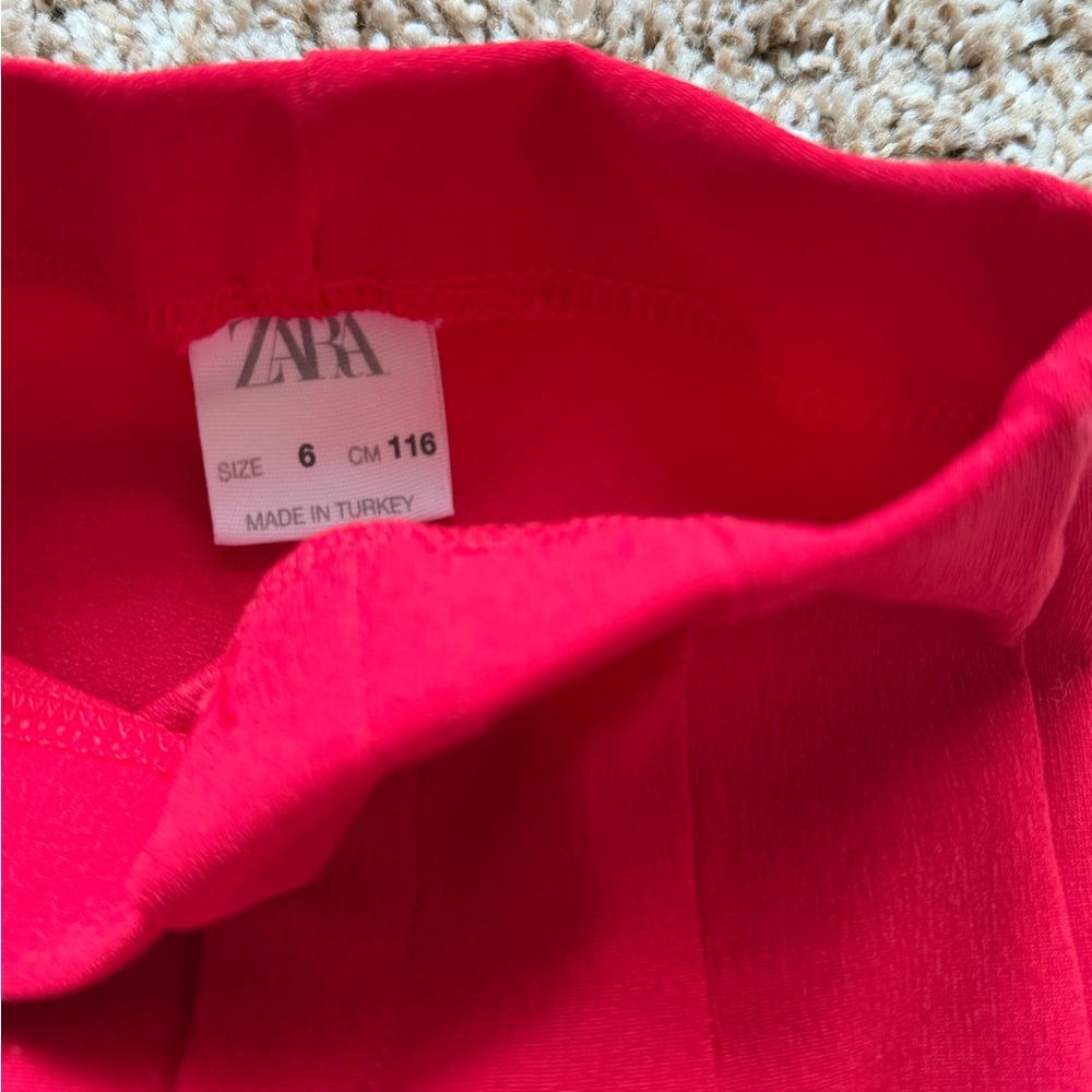 Zara kids bundle Tees and capri leggings SZ 6 & 7 - Picture 13 of 16